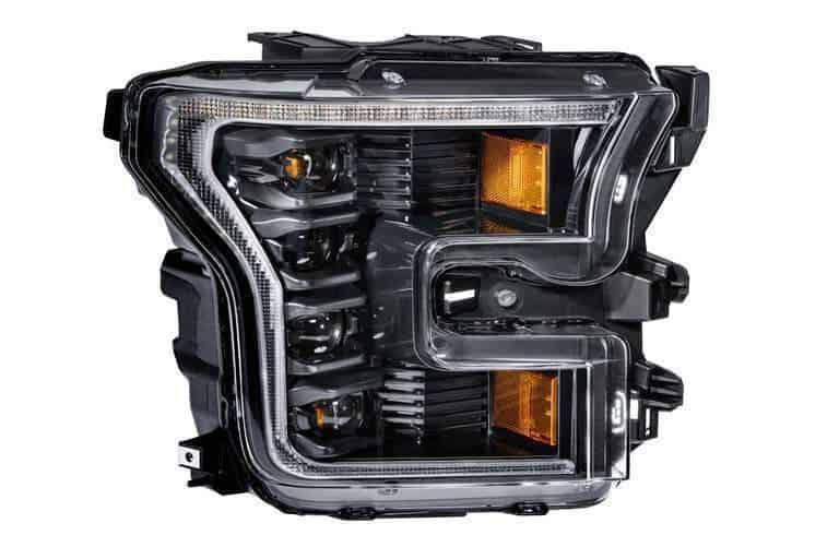 Alternative view of Morimoto FORD F150 (15-17) XB LED Headlights Amber DRL