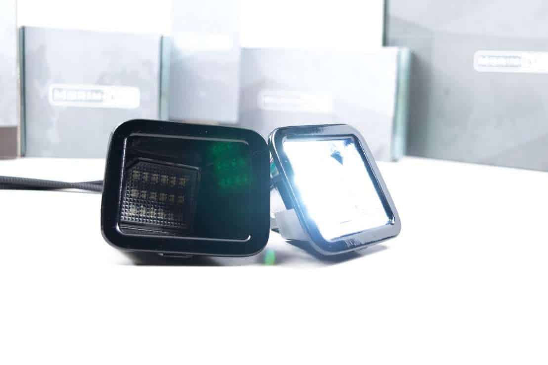 Ford (F150 / Superduty) License Plate Lights: Morimoto Xb Led 6 XB LED LICENSE PLATE LIGHTS: FORD (ALL MODELS)