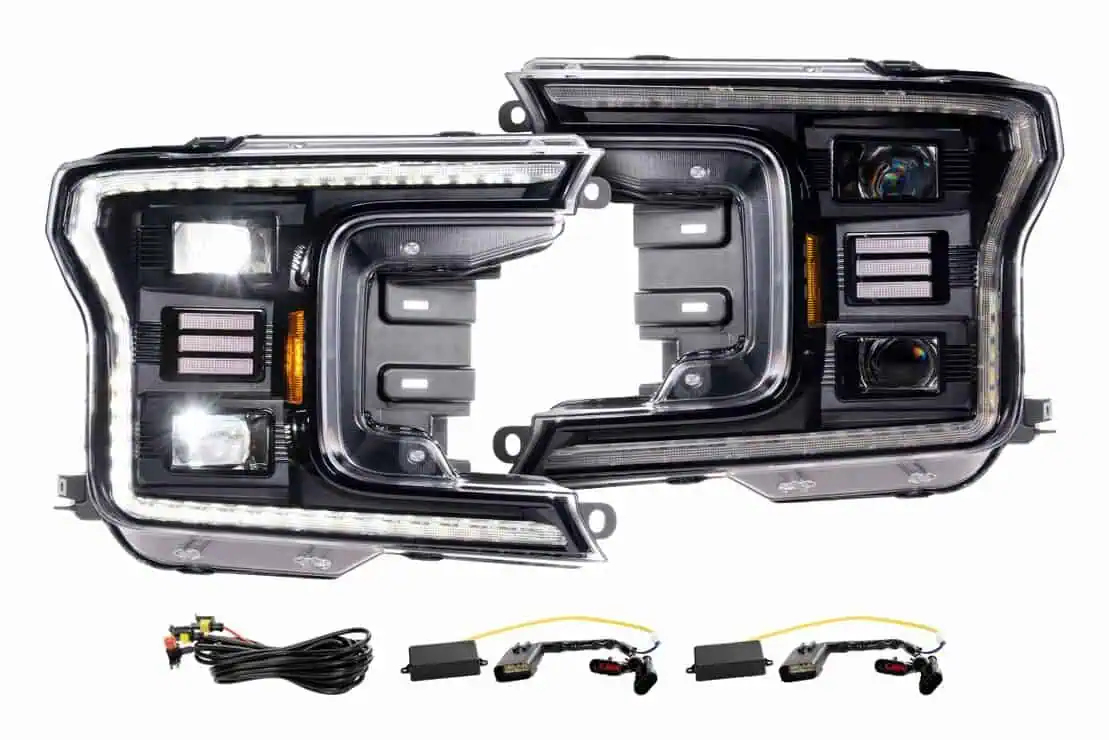 18-20 Ford F-150 XB Hybrid LED Headlights