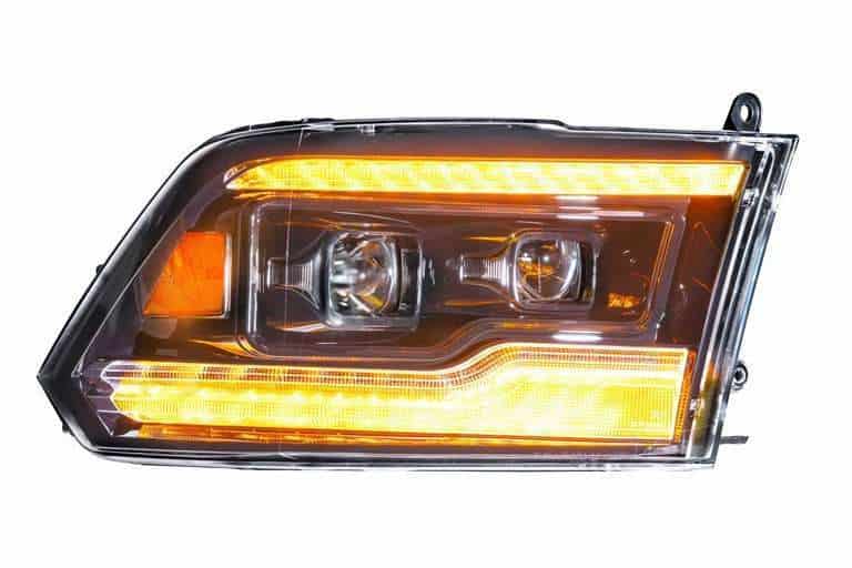 2009-2018 Ram Xb Led Headlights Amber - Morimoto 4 2009-2018 Ram LED Headlights Morimoto XB