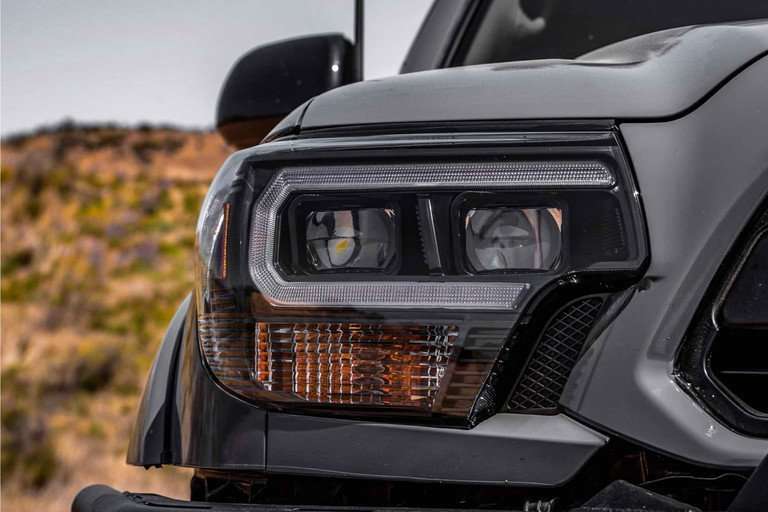 Toyota Tacoma (12-15) Xb Hybrid Led Headlights Amber Drl Morimoto 11 Toyota Tacoma (12-15): Morimoto XB Hybrid Amber DRL
