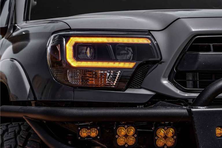 Toyota Tacoma (12-15) Xb Hybrid Led Headlights Amber Drl Morimoto 12 Toyota Tacoma (12-15): Morimoto XB Hybrid Amber DRL