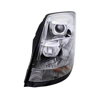 2003–2017 Volvo Vn/Vnl Chrome Projection Headlight W/Amber Led Light Bar 4 2003–2017 Volvo VN/VNL Chrome Projection Headlight w/Amber LED Light Bar
