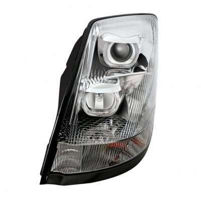2003–2017 Volvo Vn/Vnl Chrome Projection Headlight W/Led Drl Light Bar 4 2003–2017 Volvo VN/VNL Chrome Projection Headlight w/LED DRL Light Bar