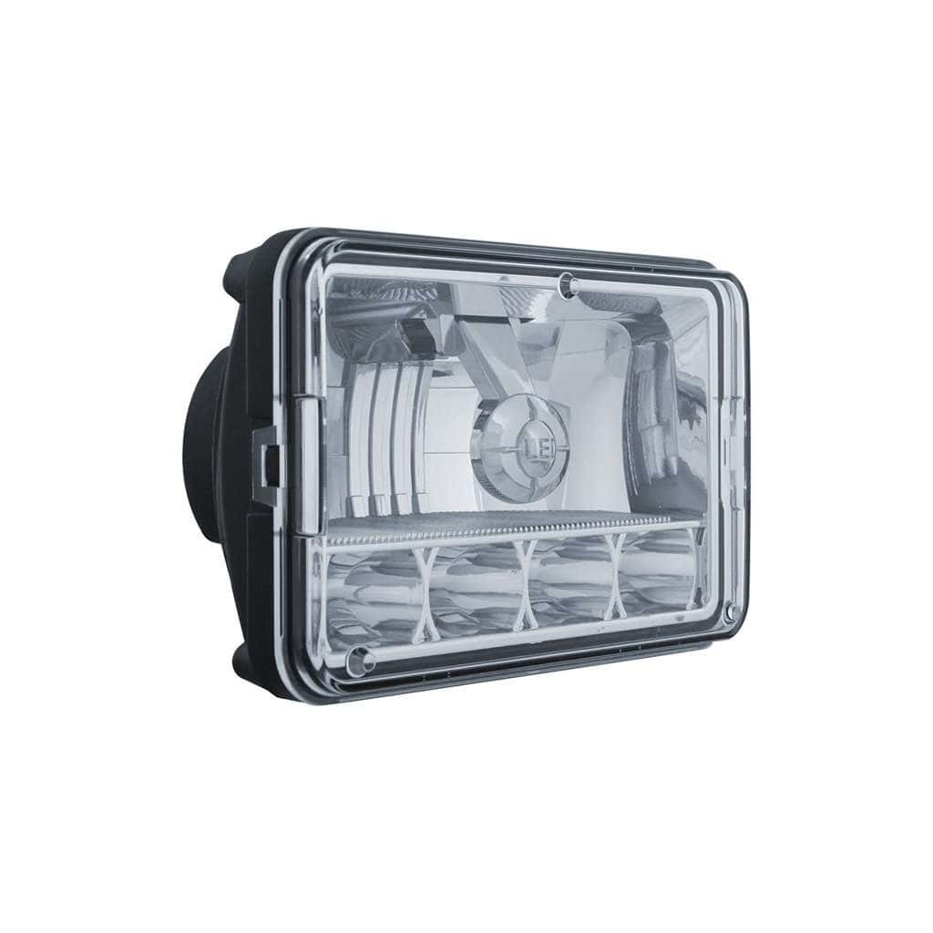 Ultralit 4&Quot;X6&Quot; Crystal Led Headlights – High &Amp; Low Beam Combo 3 ULTRALIT - 5 LED 4" X 6" Crystal Headlight - High & Low Beam