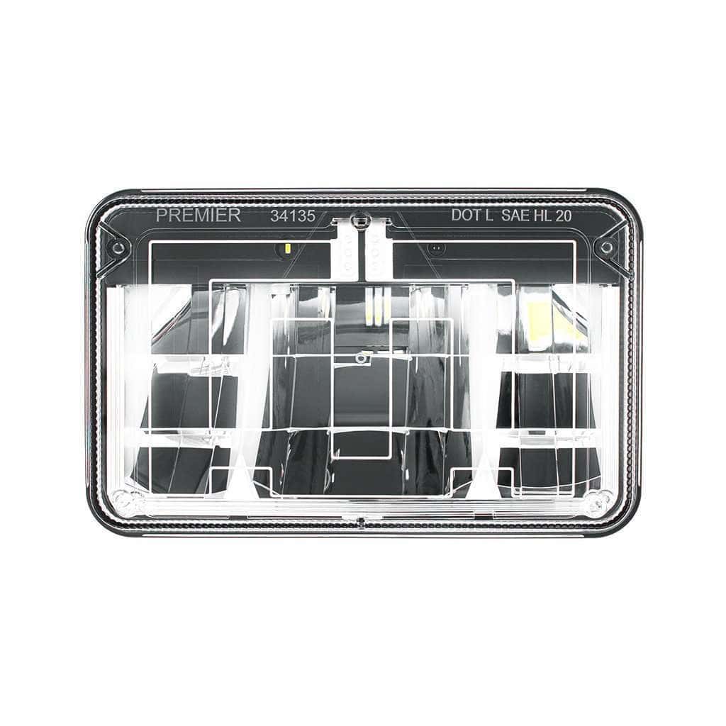 ULTRALIT Heated 4x6 LED Headlight High Beam & Low Beam Options