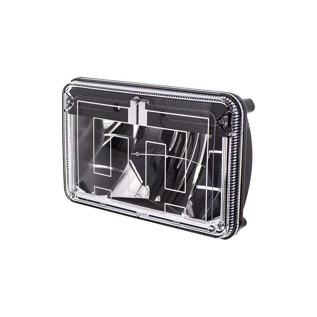 ULTRALIT - Heated 4" X 6" LED Headlight With Polycarbonate Lens & Housing