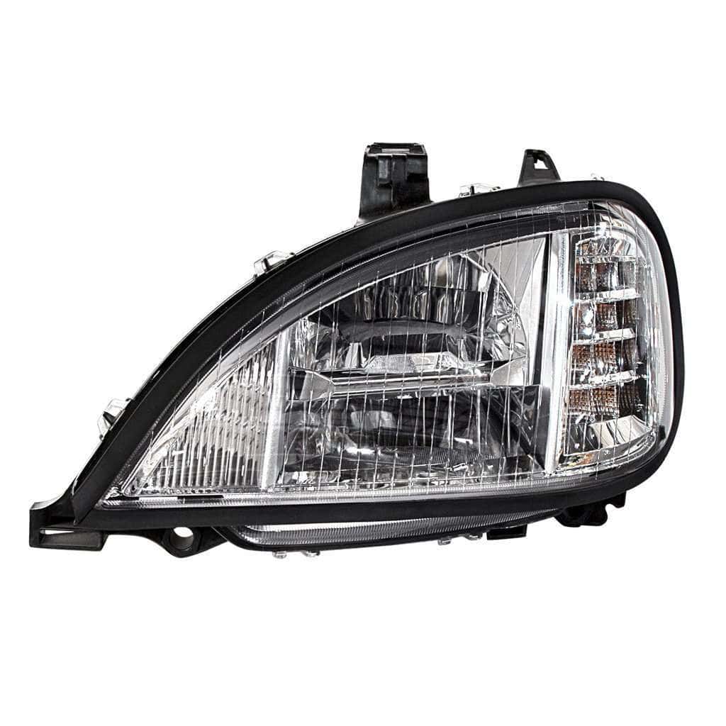 Chrome Led Headlight For 2001-2020 Freightliner Columbia 4 LED Headlight for 2001-2020 Freightliner Columbia