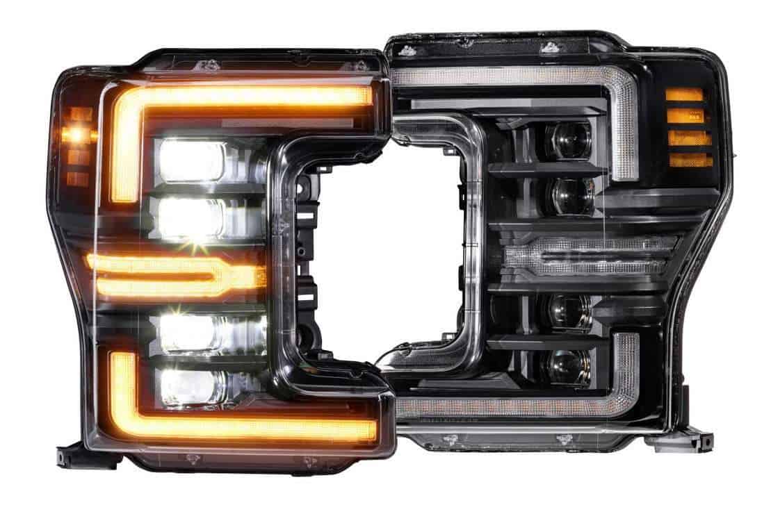 17-19 Super Duty F250 F350 LED Headlights | Morimoto XB Gen 2 (Amber DRL)