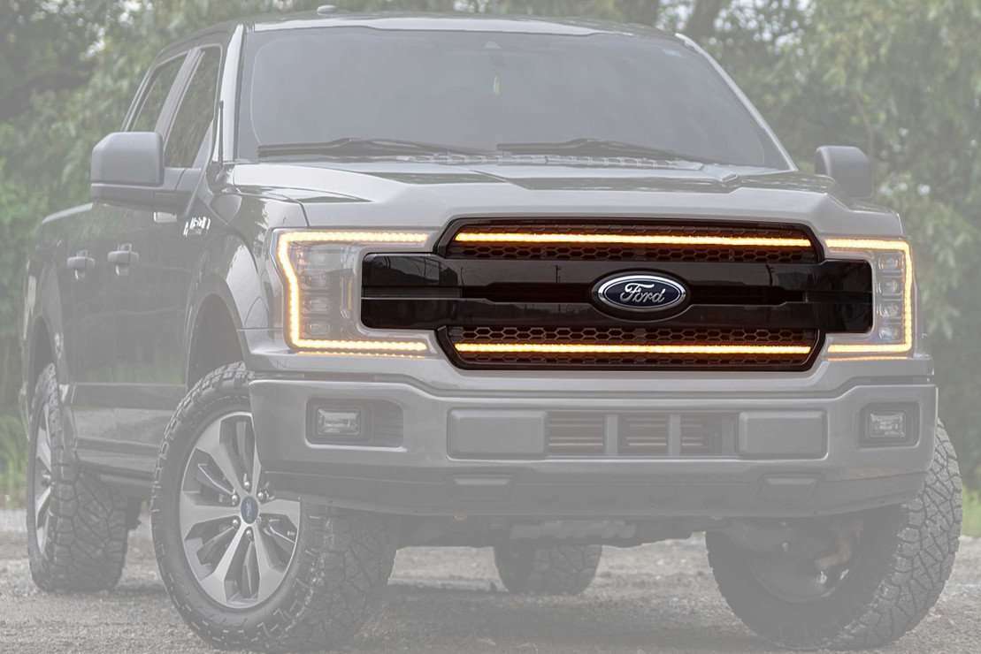18-20 Ford F150 Grille | Xbg Led Drl Chrome Grille-Morimoto 3 18-20 Ford F150 Grille | Morimoto XBG