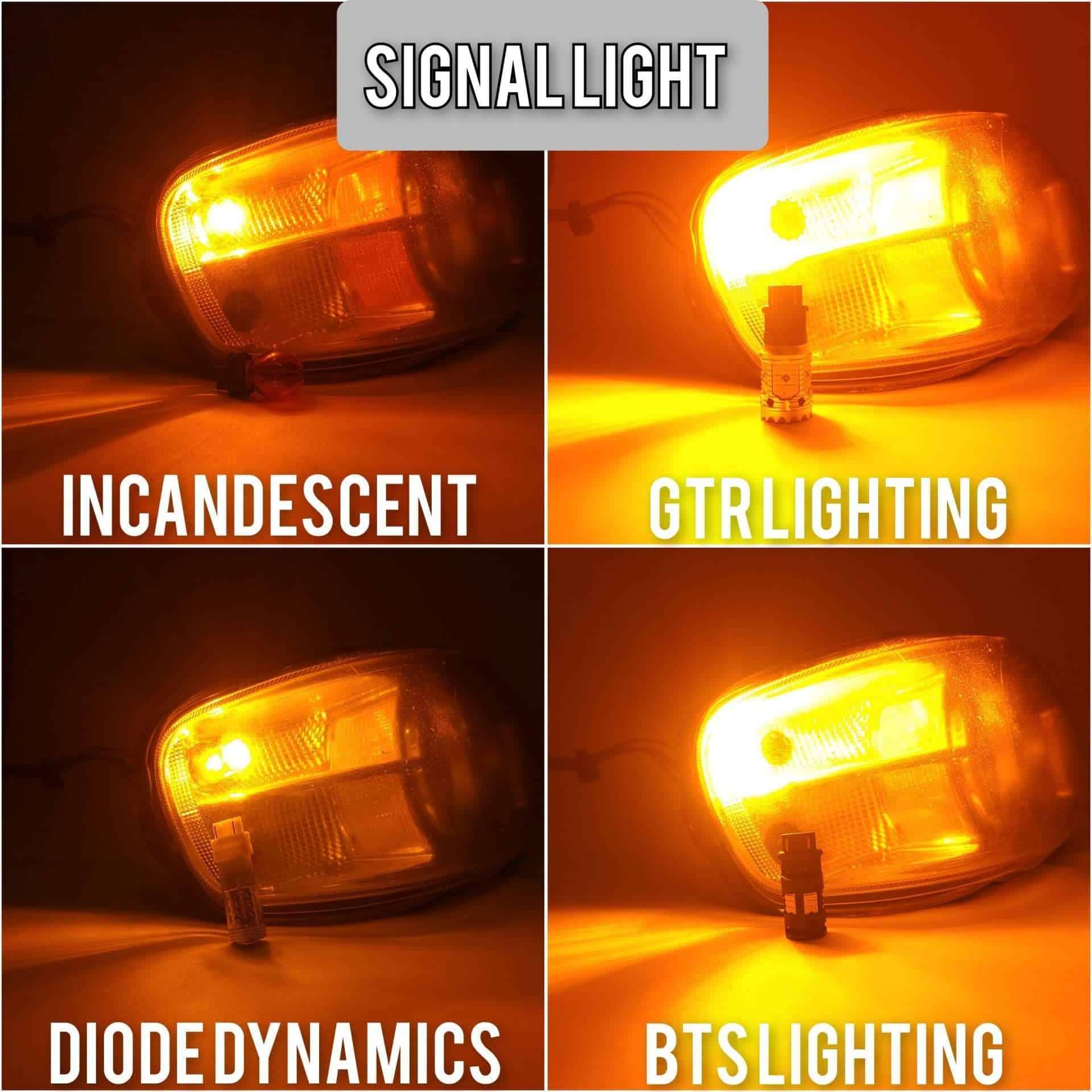 3157 - Alpha Series Amber Signal Light Bulbs 5 Alpha Series 3157 Canbus LED Bulbs