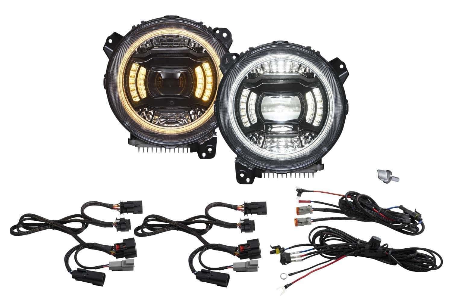 Elite Led Headlights For 2018–2026 Jeep Wrangler Jl 3 Jeep Wrangler JL LED Headlights | Diode Dynamics Elite 2018-2022