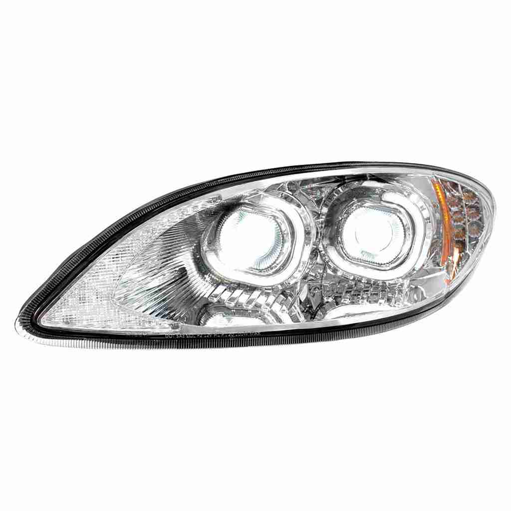 International Prostar Chrome Led Headlight (Factory Replacement) 4 International ProStar Chrome LED Headlight (Factory Replacement)