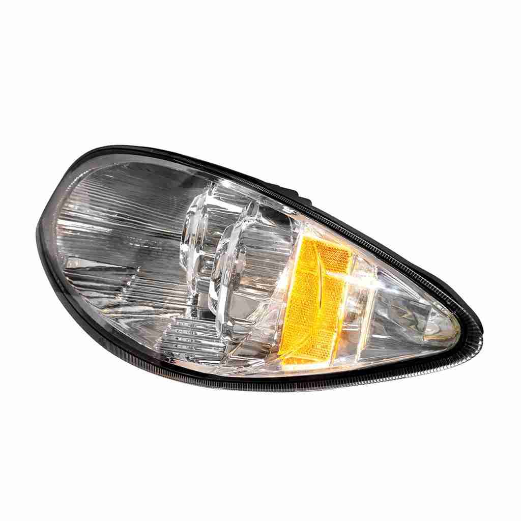 International Prostar Chrome Led Headlight (Factory Replacement) 6 International ProStar Chrome LED Headlight (Factory Replacement)