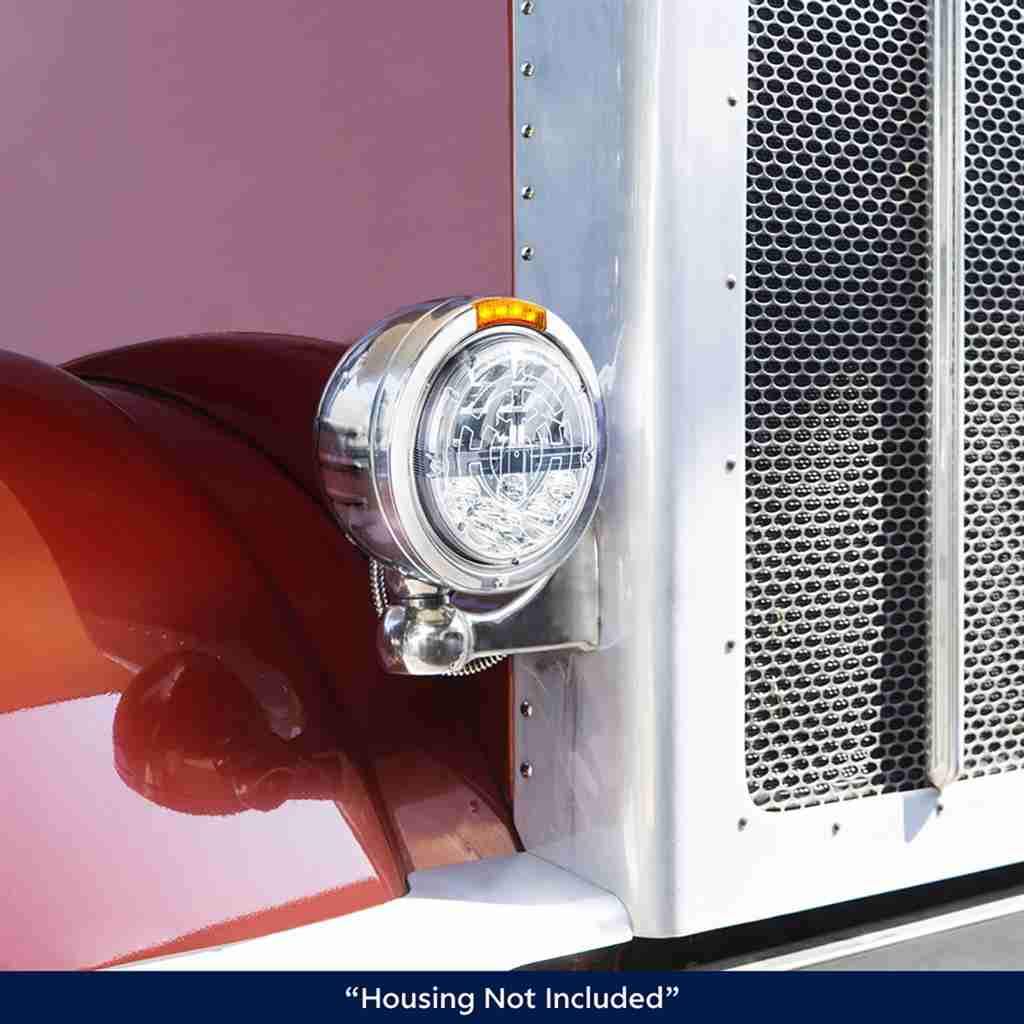 Ultralit - Heated 7&Quot; Led Headlight With Polycarbonate Lens &Amp; Housing 5 ULTRALIT - Heated 7 LED Headlight With Polycarbonate Lens & Housing