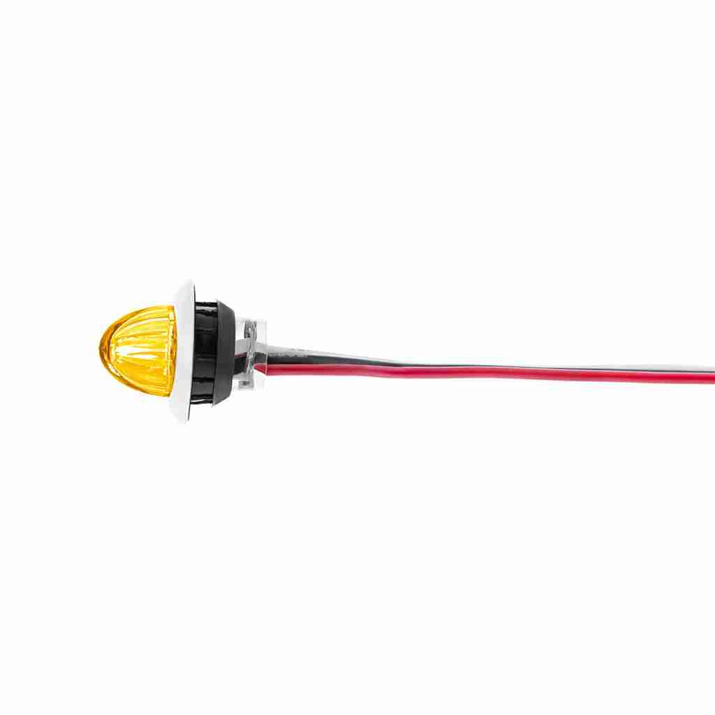 4 Led Dual Function Mini Watermelon Light – Amber/Clear 6 4 LED Dual Function Mini Watermelon Light – Amber/Clear