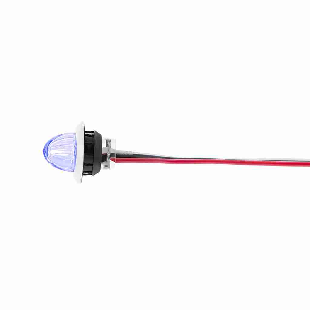 4 Led Dual Function Mini Watermelon Light – Blue/Clear 6 4 LED Dual Function Mini Watermelon Light – Blue/Clear
