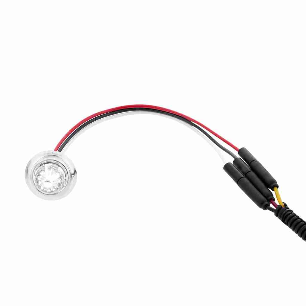 4 Led Dual Function Mini Watermelon Light – White/Clear 4 4 LED Dual Function Mini Watermelon Light – White/Clear