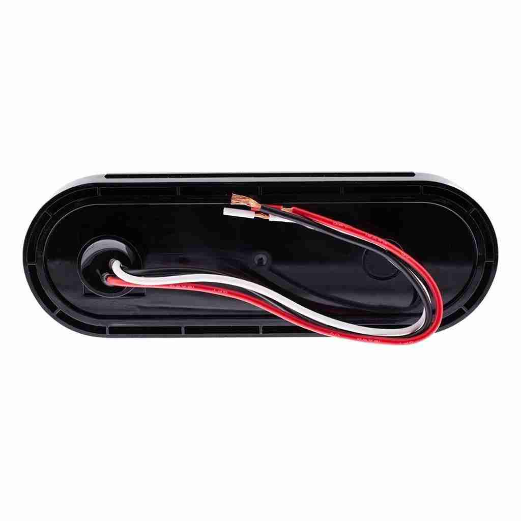 10 Led 6&Quot; Oval Light (Stop, Turn &Amp; Tail) With Heated Lens - Red Led/Red Lens 5 10 LED 6" Oval Light (Stop, Turn & Tail) With Heated Lens - Red LED/Red Lens