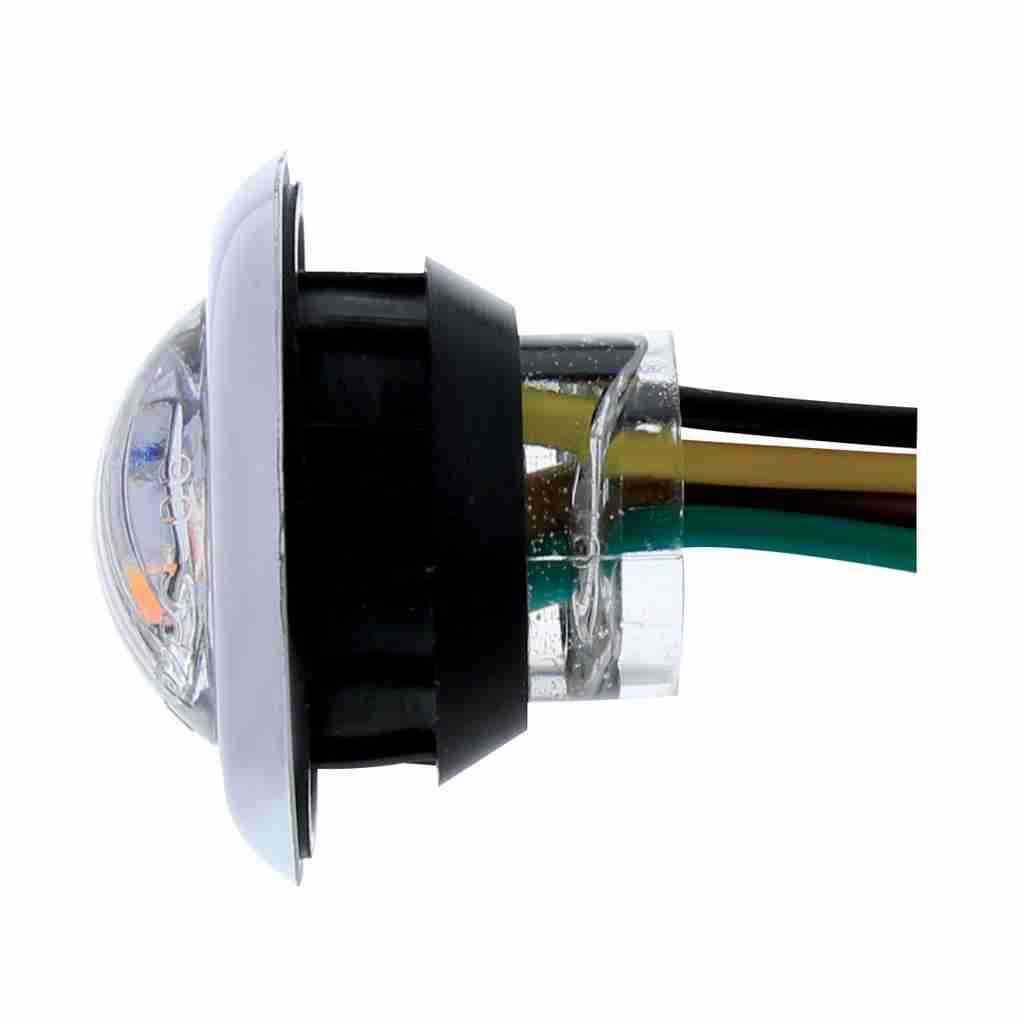 3/4&Quot; 3 Led Mini Double Fury Penny Light – Amber &Amp; Red 7 3/4" 3 LED Mini Double Fury Penny Light – Amber & Red