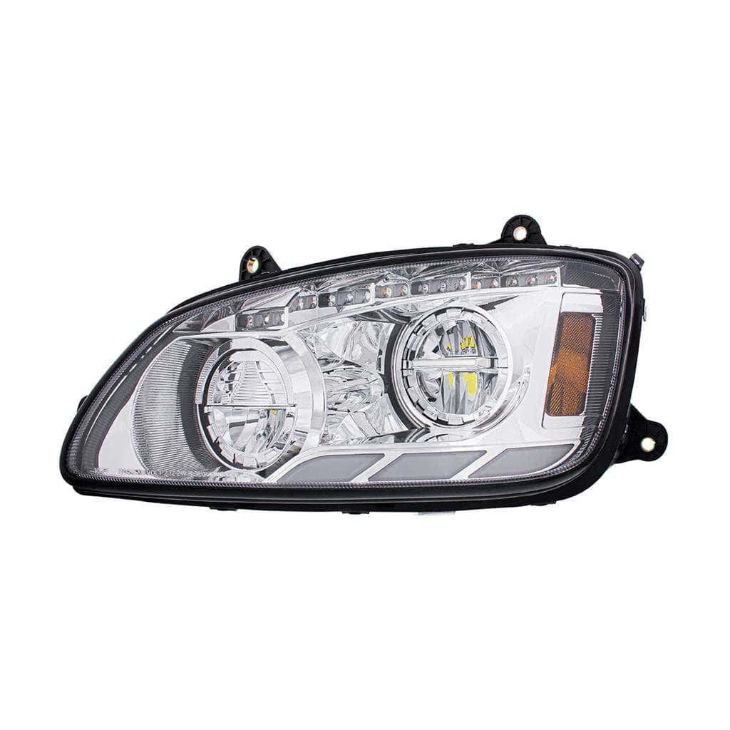 Kenworth T660 LED Headlights 2008 to 2017 With Sequential Turn Signals