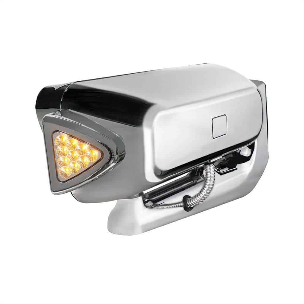 Peterbilt 379 High Power Led Black Projection Headlight Assembly With Mounting Arm &Amp; Turn Signal 6 Peterbilt 379 LED Headlights - Black