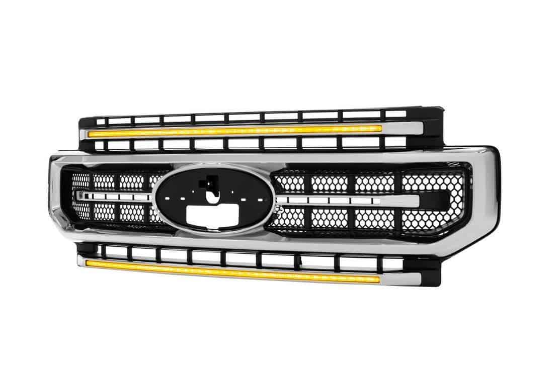 Ford Super Duty (2020-2022): Morimoto XBG LED DRL Grille