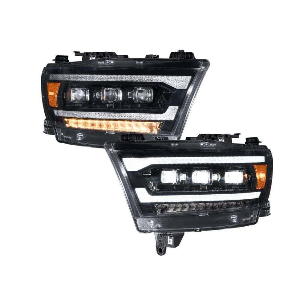 2019-2023 Ram 1500 LED Projector Headlights