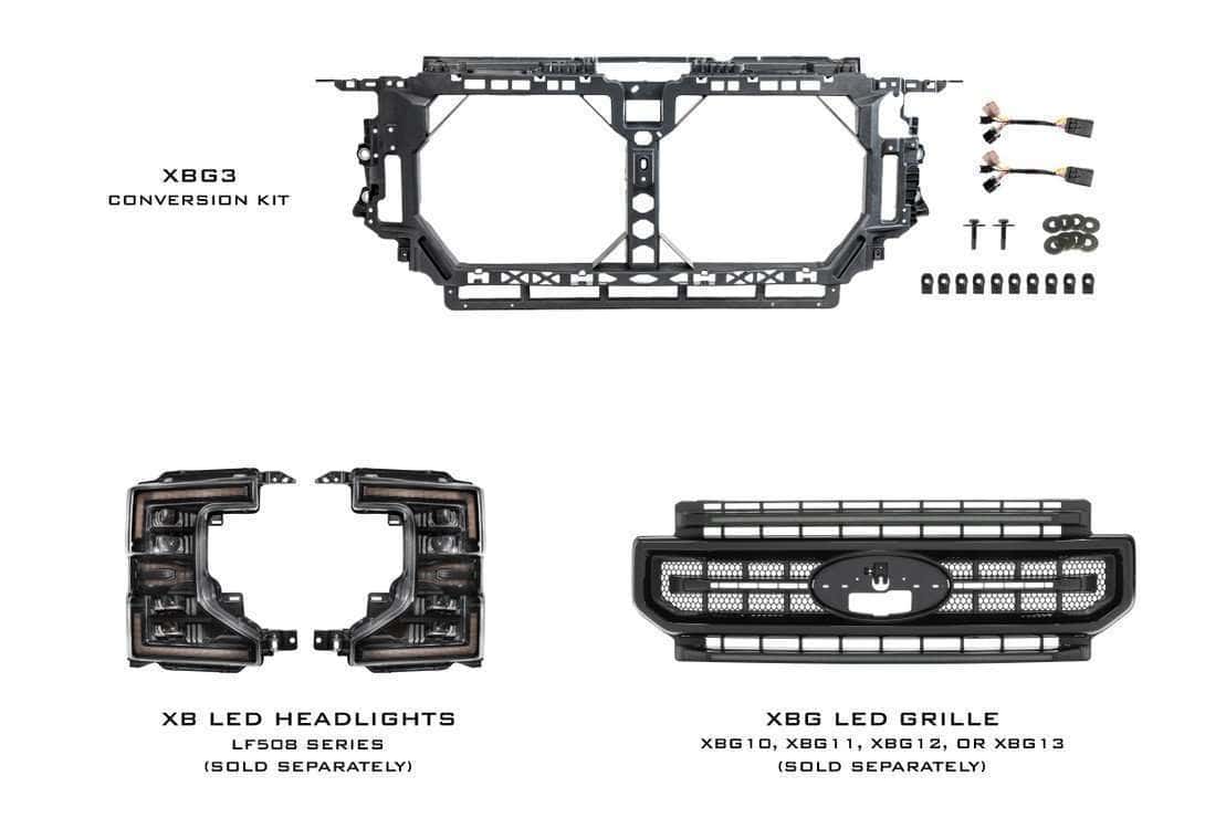 2017-2019 Ford Super Duty 2020-2022 Facelift Conversion Kit 9 2020-2022 F250 Conversion Kit For The 2017-2019 Ford Super Duty