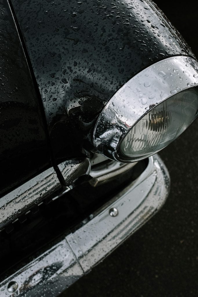 Shedding Light On The Ultimate Upgrade: Why Led Bulbs Are The Best Choice For Your Headlights 2 Classic car with incandescent 7" round headlight