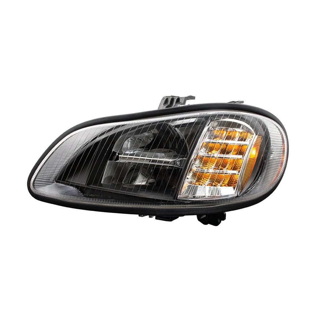 High Power Full Led Headlight For 2003-2024 Freightliner M2-Black 3 Freightliner M2 S2RV Black LED Headlights 2002–2024