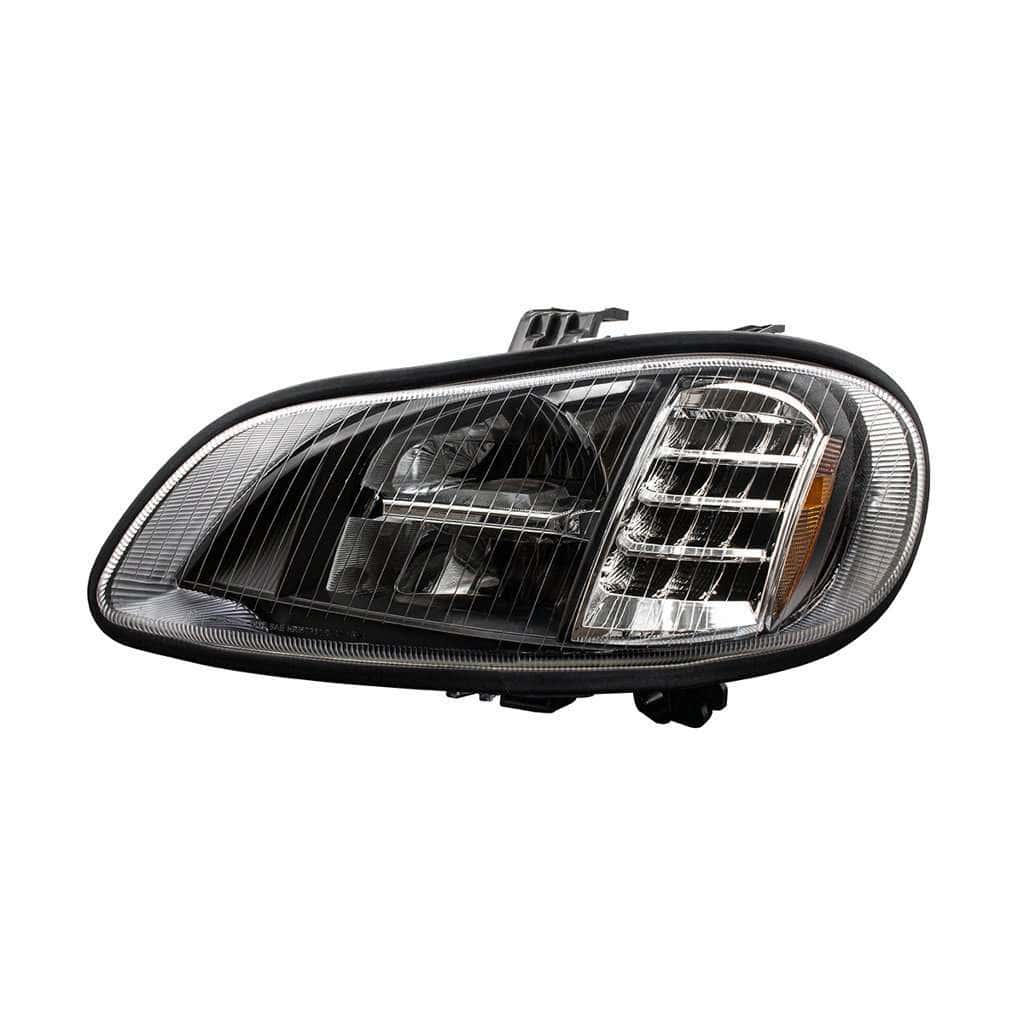 High Power Full Led Headlight For 2003-2024 Freightliner M2-Black 4 Freightliner M2 S2RV Black LED Headlights 2002–2024