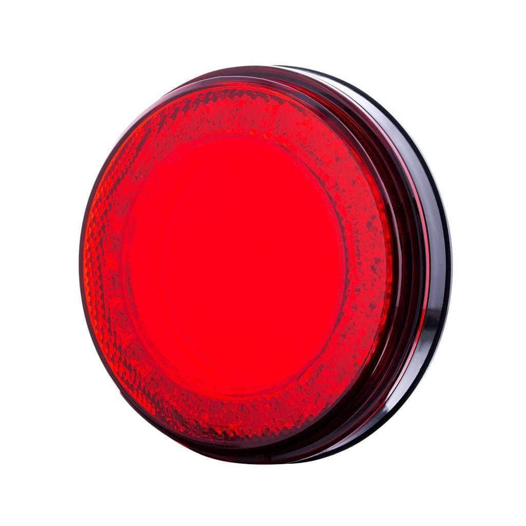 24 Led 4&Quot; Round Mirage Tail Light Red Led/Red Lens 4 24 LED 4" Round Mirage Tail Light Red LED/Red Lens