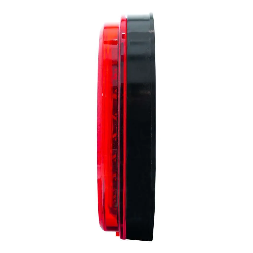 24 Led 4&Quot; Round Mirage Tail Light Red Led/Red Lens 5 24 LED 4" Round Mirage Tail Light Red LED/Red Lens