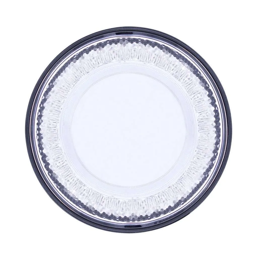 24 LED 4" Round Mirage Tail Light Red LED/Clear Lens