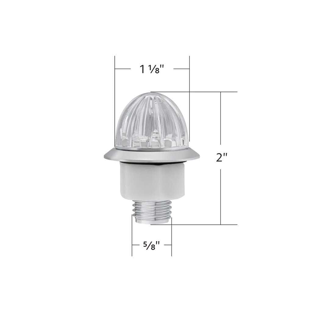 4 Led Watermelon Double Fury Light – Red &Amp; Purple W/Clear Lens 9 4 LED Watermelon Double Fury Light – Red & Purple w/Clear Lens