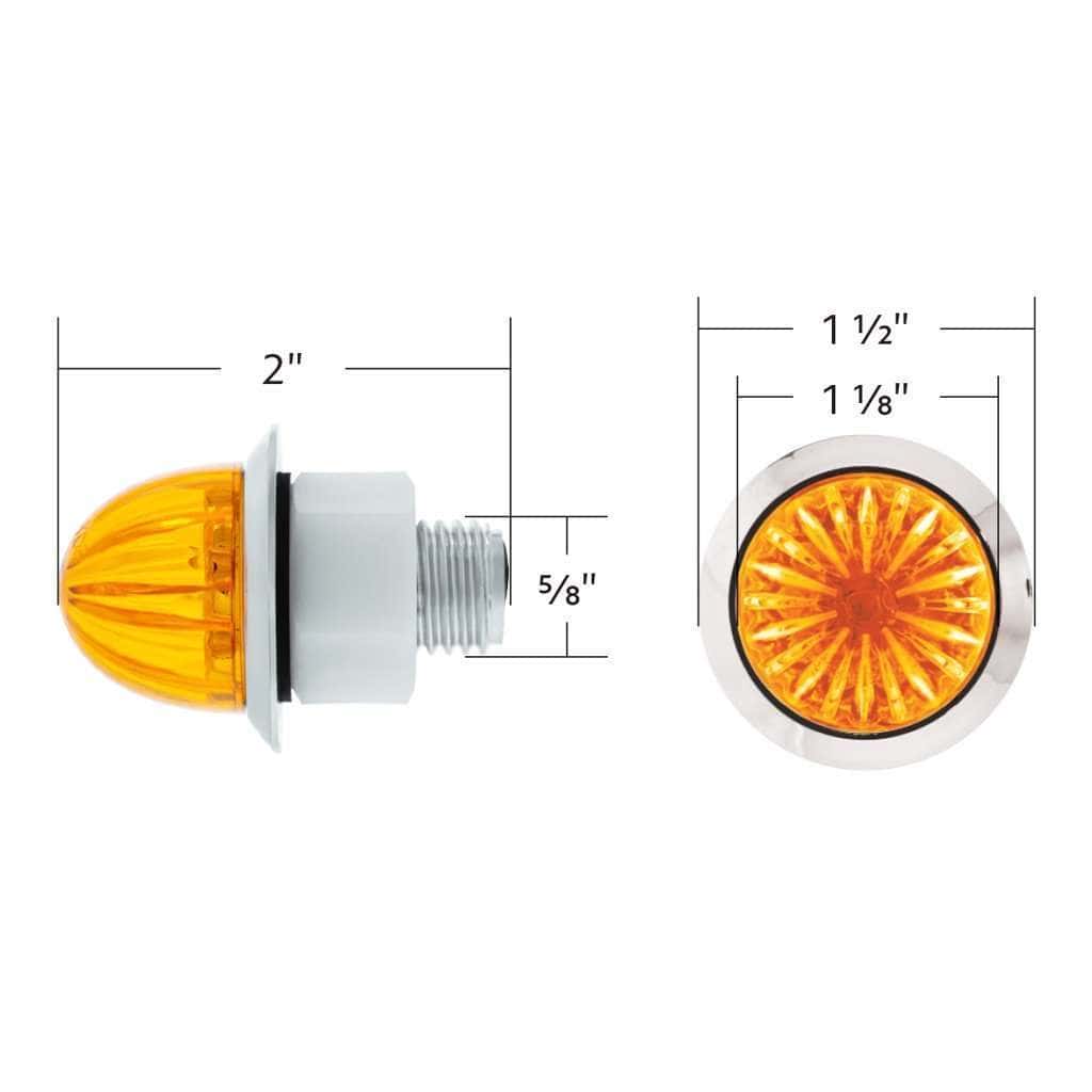 2 Led 1-1/8&Quot; Watermelon Light – Amber 5 2 LED 1-1/8" Watermelon Light – Amber