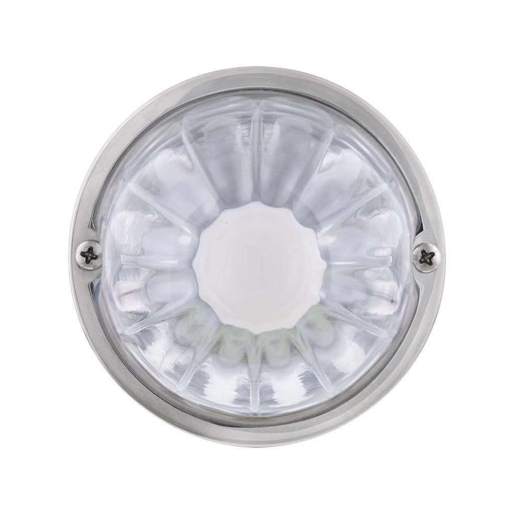 Dual Function Glass Watermelon Flush Mount Kit – Amber Led/Clear Lens 5 Dual Function Glass Watermelon Flush Mount Kit – Amber LED/Clear Lens