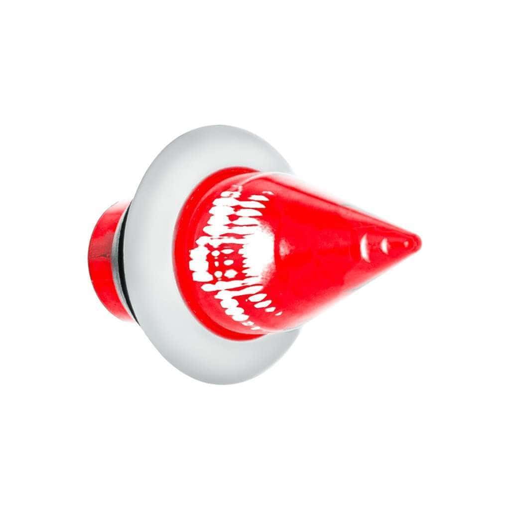 4 LED Dual Function Spike Light w/SS Bezel – Red