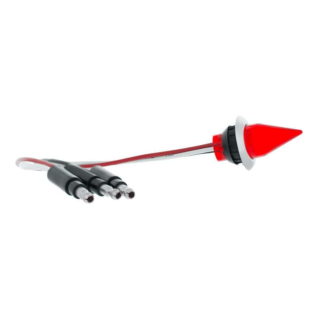 4 Led Dual Function Spike Light W/Ss Bezel – Red 5 4 LED Dual Function Spike Light w/SS Bezel – Red