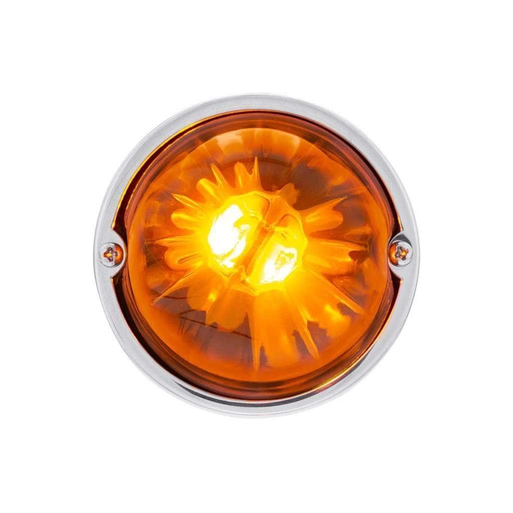 Ultraburst Glass Watermelon Light Flush Mount Kit – Amber Led/Dk Amber Lens 4 UltraBurst Glass Watermelon Light Flush Mount Kit – Amber LED/DK Amber Lens