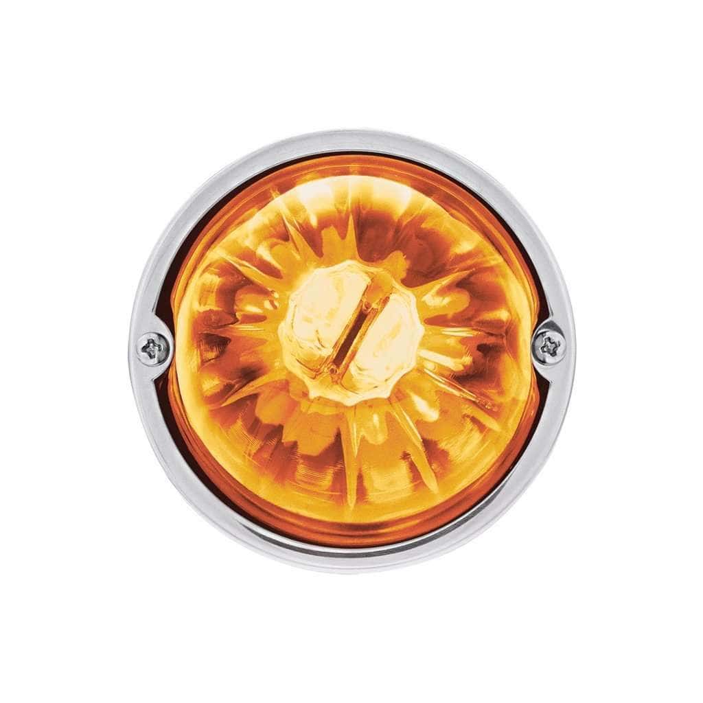 Ultraburst Glass Watermelon Light Flush Mount Kit – Amber Led/Clear Lens 4 UltraBurst Glass Watermelon Light Flush Mount Kit – Amber LED/Clear Lens