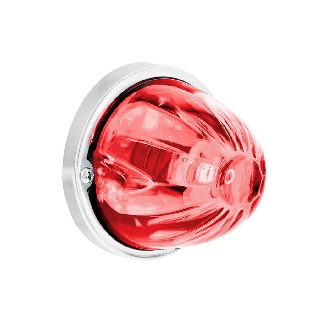 UltraBurst Glass Watermelon Light Flush Mount Kit – Red LED/Clear Lens
