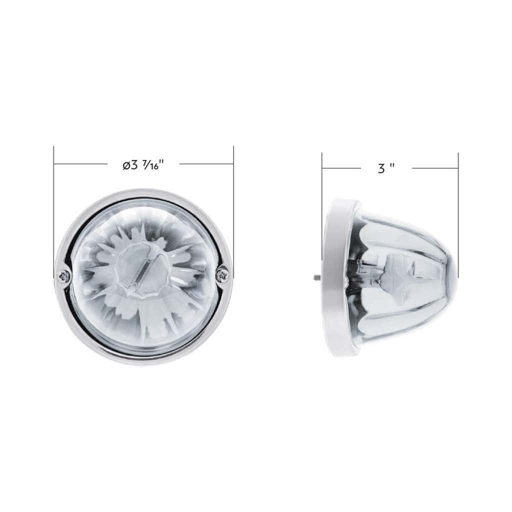 Ultraburst Glass Watermelon Light Flush Mount Kit – White Led/Clear Lens 9 UltraBurst Glass Watermelon Light Flush Mount Kit – White LED/Clear Lens