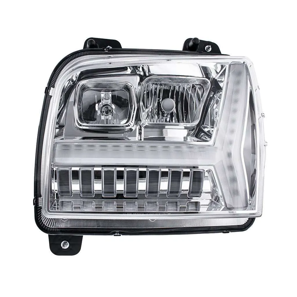 Kenworth W990 Halogen Headlights - Chrome