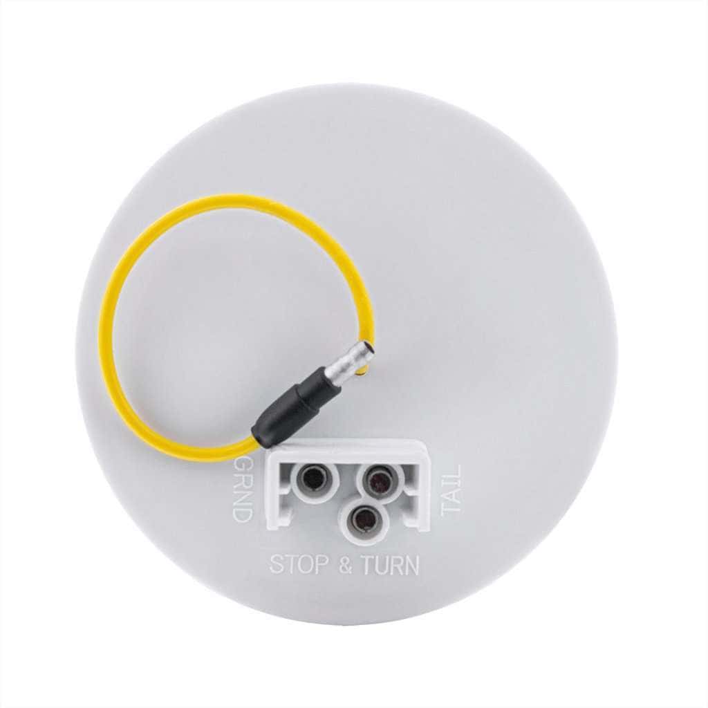 19 Led 4&Quot; Round Double Fury Light (Stop &Amp; Turn) Red &Amp; White Led/Clear Lens 9 19 LED 4" Round Double Fury Light (Stop & Turn) - Red & White LED/Clear Lens