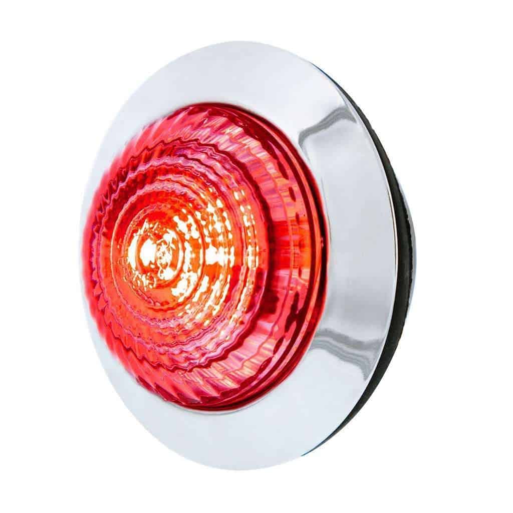 6 Led Dual Function Penny Light – Red W/Clear Lens 3 6 LED Dual Function Penny Light – Red w/Clear Lens