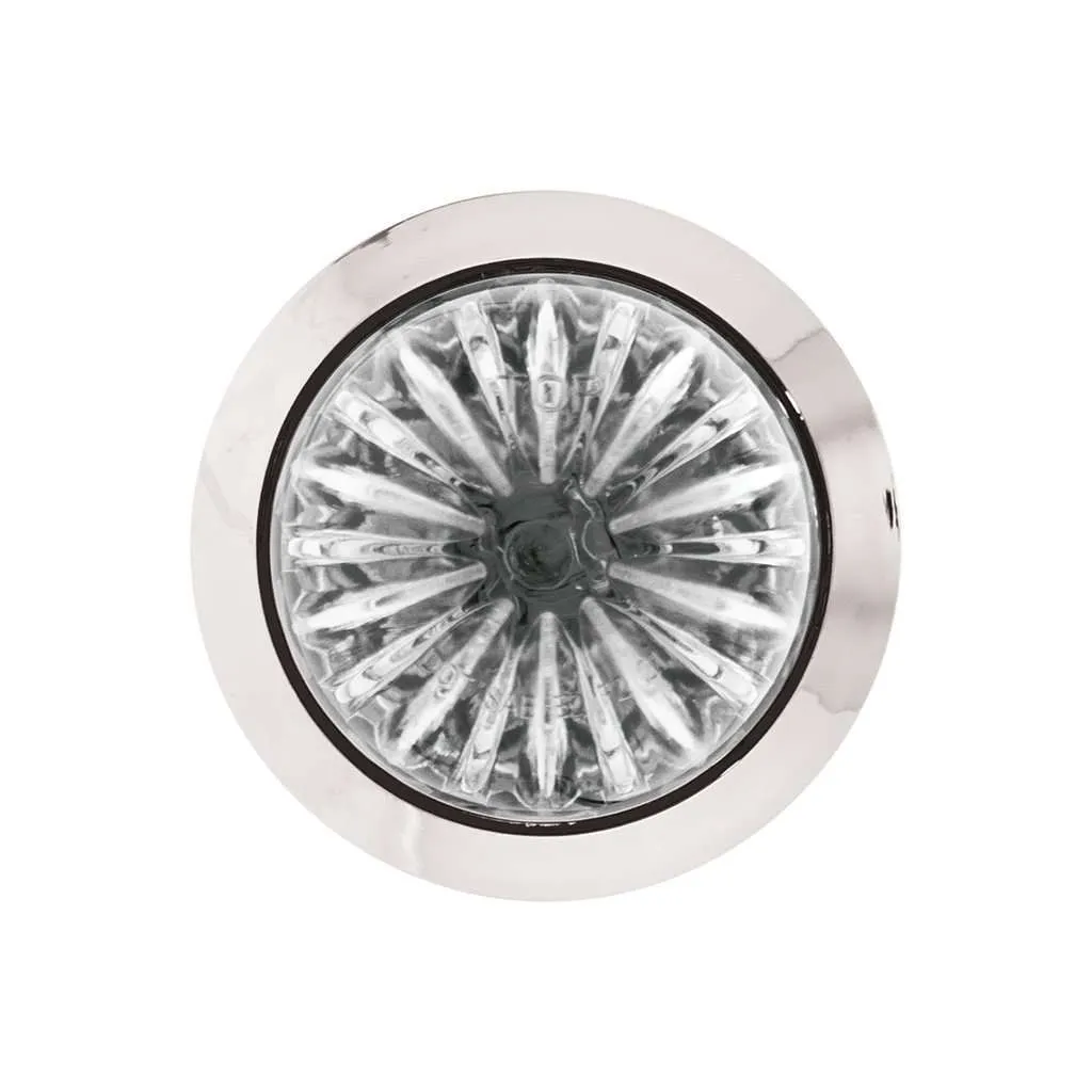 2 LED 1-1/8" Watermelon Light – Amber/Clear