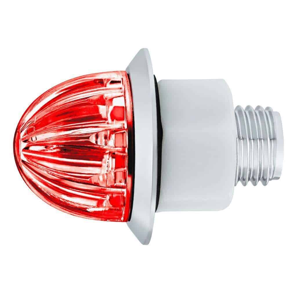 2 Led 1-1/8&Quot; Watermelon Light – Red/Clear 4 2 LED 1-1/8" Watermelon Light – Red/Clear
