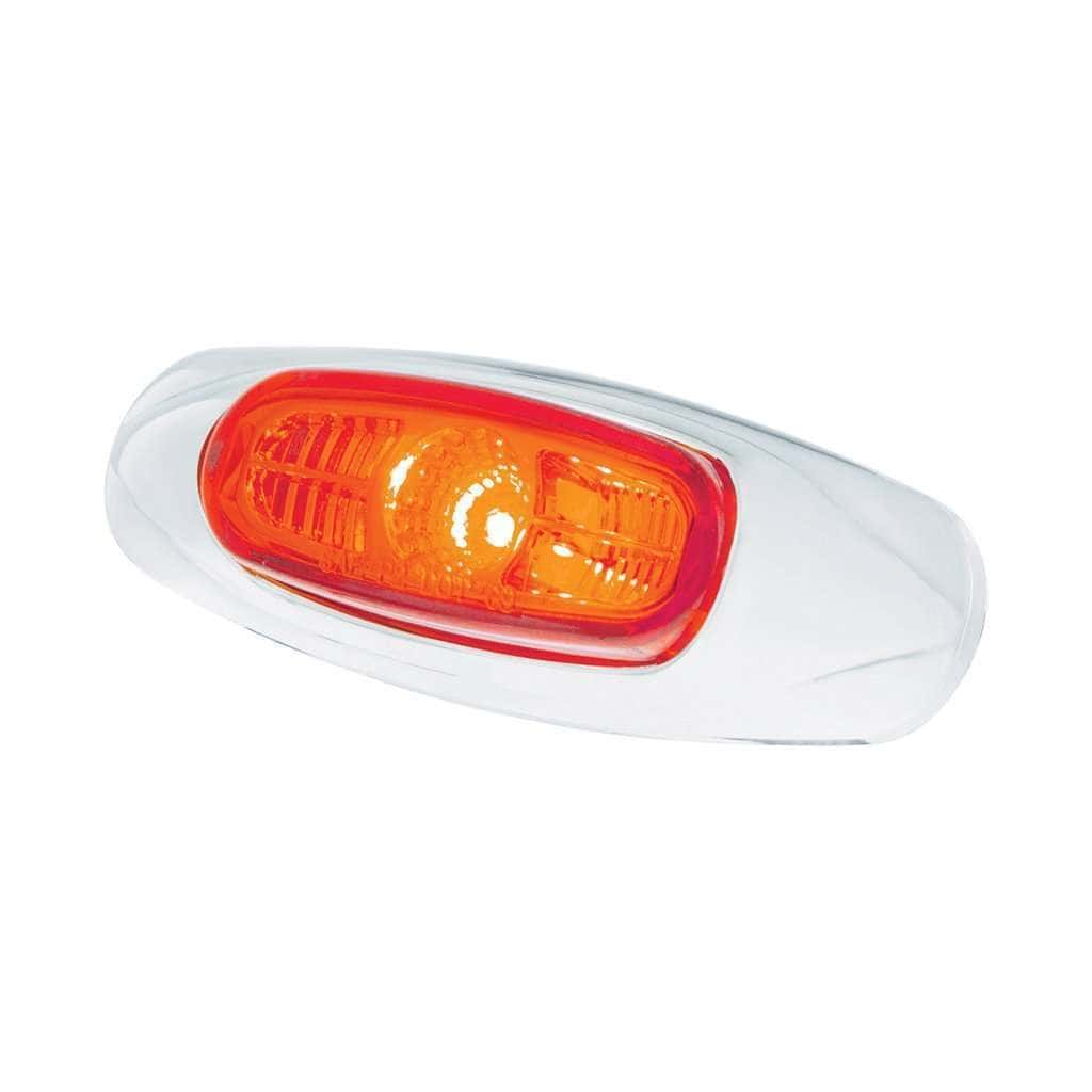 4-3/16&Quot; Wide 3 Led Vipereye Light (Clearance/Marker) – Red Led/Red Lens 3 4-3/16" Wide 3 LED ViperEye Light (Clearance/Marker) – Red LED/Red Lens